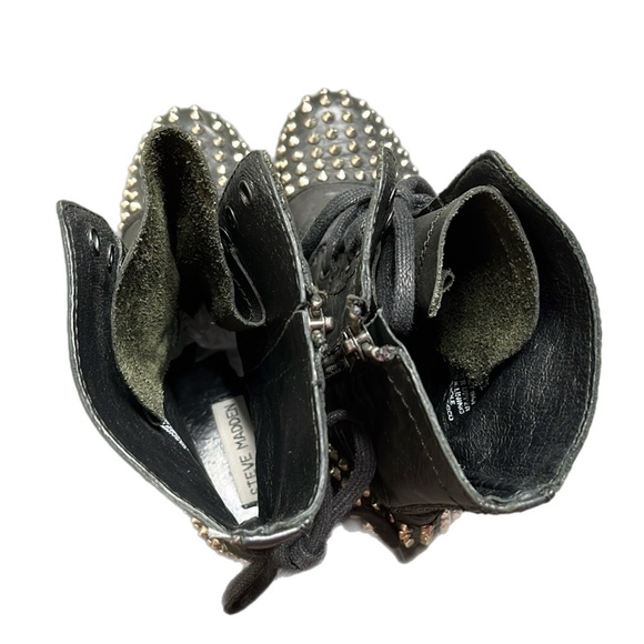 Steve Madden Studded Combat Boots - Picture 5 of 5